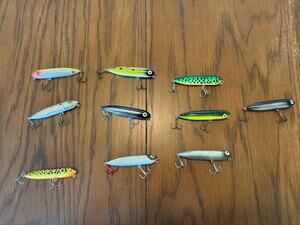 Lot of 10 Heddon Zara Puppy Fishing Lures